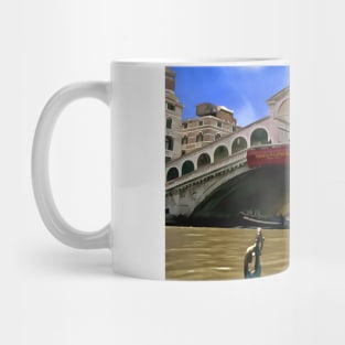 Rialto Bridge, Venice. Acrylically done Mug